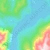 Carte topographique Pondosy Lake, altitude, relief