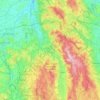 Carte topographique La Dore, altitude, relief