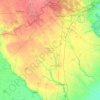 Carte topographique Севернобачки управни округ, altitude, relief