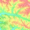 Carte topographique Villeneuve-sur-Vère, altitude, relief