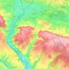 Carte topographique 60850, altitude, relief