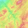 Carte topographique Beauce, altitude, relief