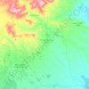 Carte topographique Ourdana, altitude, relief