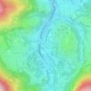 Carte topographique Gembrie, altitude, relief