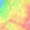 Carte topographique Arran–Elderslie, altitude, relief