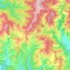 Carte topographique Lucerame, altitude, relief