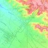 Carte topographique Sauvagnon, altitude, relief