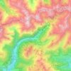 Carte topographique Valbondione, altitude, relief