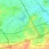 Carte topographique Blandain, altitude, relief