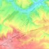 Carte topographique Verchocq, altitude, relief