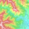 Carte topographique Pancheraccia, altitude, relief