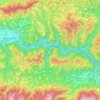 Carte topographique Podvelka, altitude, relief