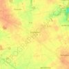 Carte topographique Quittebeuf, altitude, relief