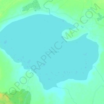 Carte topographique Lake Magadi, altitude, relief