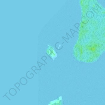 Carte topographique Bunotpasil Island, altitude, relief