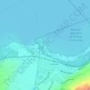 Carte topographique Plage du Refuge, altitude, relief