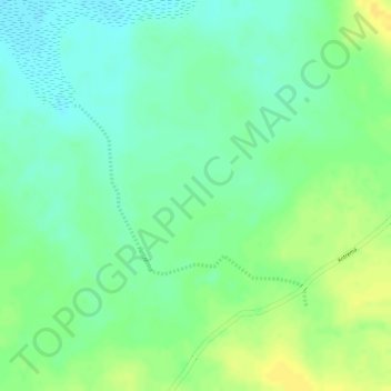 Carte topographique Antrema, altitude, relief