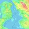 Carte topographique Öresund, altitude, relief
