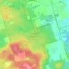 Carte topographique Durham Regional Forest, altitude, relief
