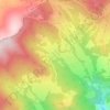 Carte topographique დიდგორის რაიონი, altitude, relief
