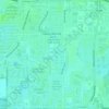 Carte topographique Cypress Lake, altitude, relief