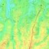 Carte topographique Alun-alun Sukamaju, altitude, relief