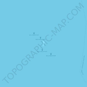 Carte topographique Tabones Island, altitude, relief