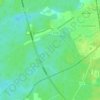 Carte topographique Le Coussin, altitude, relief