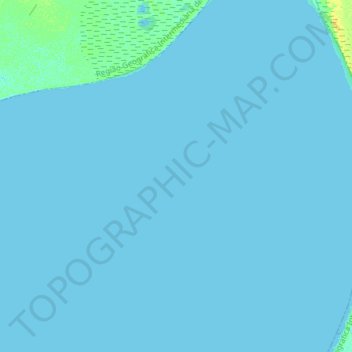 Carte topographique Laguna Merín, altitude, relief