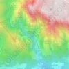 Carte topographique Gorges d’Héric, altitude, relief