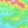 Carte topographique Ríu Allones, altitude, relief