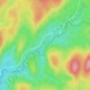 Carte topographique Lac Clarens, altitude, relief