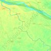 Carte topographique Gorai-Madhumati River, altitude, relief