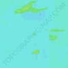 Carte topographique Slate Islands, altitude, relief
