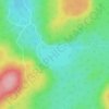Carte topographique Lac d'Apic, altitude, relief