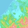 Carte topographique Hokitika River, altitude, relief