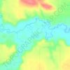 Carte topographique Redland, altitude, relief