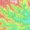 Carte topographique Vallée Française, altitude, relief