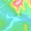 Carte topographique Hummingbird Public Land Recreation Area, altitude, relief