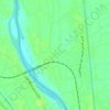 Carte topographique كفر الشرفا الغربى, altitude, relief