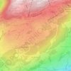Carte topographique Lac Blanc, altitude, relief