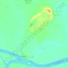 Carte topographique Marten Falls First Nation, altitude, relief
