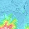 Carte topographique 田心 Tin Sam, carte du relief, carte des altitudes