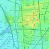 Carte topographique 栄二丁目, altitude, relief