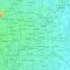 Carte topographique 朝阳区, carte du relief, carte des altitudes