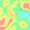 Carte topographique Bou Grinah, carte du relief, carte des altitudes