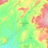 Carte topographique Khénifra, carte du relief, carte des altitudes