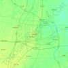 Carte topographique Cangzhou, carte du relief, carte des altitudes