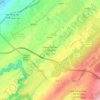 Carte topographique Mers El Kheir, carte du relief, carte des altitudes