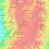 Carte topographique Chimborazo, altitude, relief
